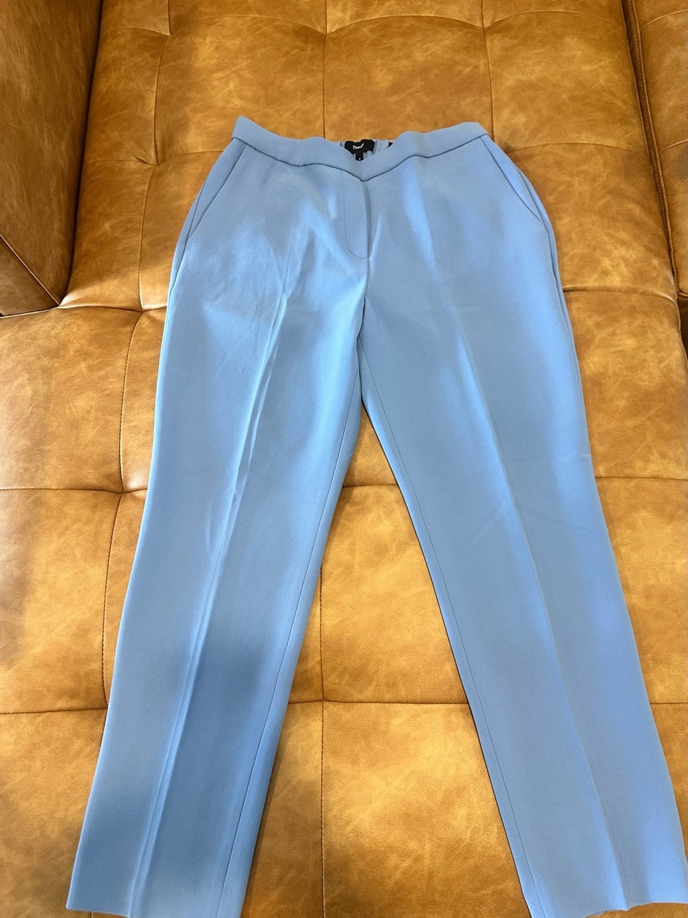 Theory Light Blue - Tailored Straight Leg Pants Size 4